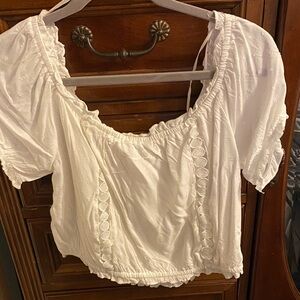 New York & Company White Blouse